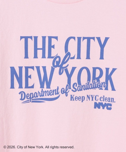Andemiu(アンデミュウ)の「【NYC】ロゴTシャツ(Tシャツ/カットソー・レディース・ピンク/ブルー/オフホワイト・FREE)」の15枚目の写真