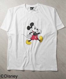 【Disney/MICKEY MOUSE 】ミッキープリント BIG T