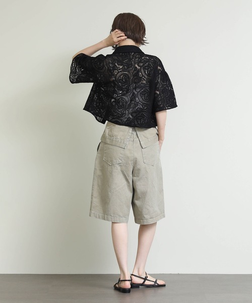 Re Fiina(フィーナ)の「ハイウエストショートパンツ(その他パンツ・レディース・オフホワイト/ベージュ・FREE)」の12枚目の写真