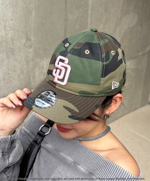 SPIRALGIRL(スパイラルガール)の「【NEW ERA】MLBロゴ総柄9TWENTYキャップ(キャップ・レディース・グリーン系その他2/レオパード・FREE)」の12枚目の写真