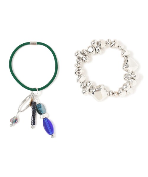 Ray BEAMS(レイビームス)の「LY / Nana hair tie(その他ヘアアクセサリー・レディース・グリーン/レッド・ONE SIZE)」の2枚目の写真