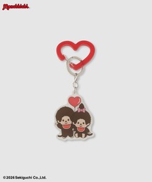 Mac-House（マックハウス）の「【Monchhichi/モンチッチ】 アクリルチャーム付き カラビナキーホルダー（キーホルダー）」