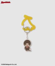 Mac-House（マックハウス）の「【Monchhichi/モンチッチ】 アクリルチャーム付き カラビナキーホルダー（キーホルダー）」
