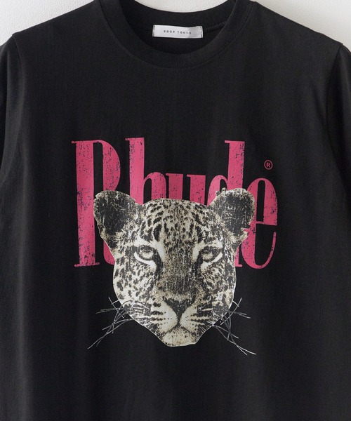 Chick(チック)の「Cheetah Print Compact T-Shirt / チーター プリント コンパクト Tシャツ ミニT チビT ヒョウ 豹 アニマル 動物 レディース メンズ 秋 秋服 2026年秋冬(Tシャツ/カットソー・レディース・ホワイト/ブラック/ベージュ・FREE)」の8枚目の写真