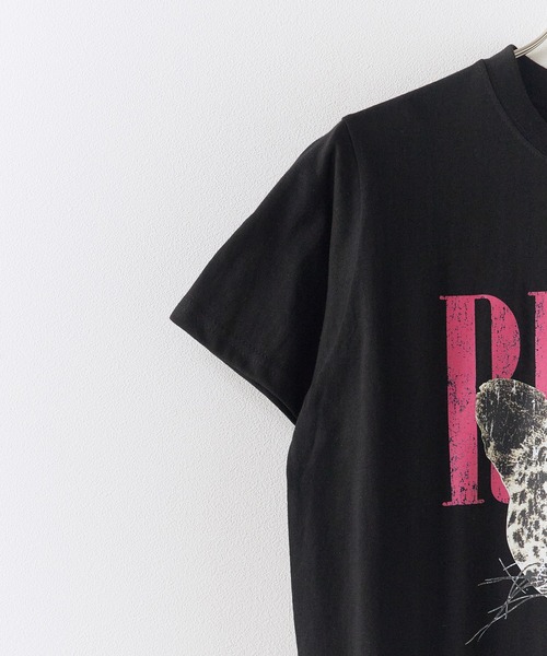 Chick(チック)の「Cheetah Print Compact T-Shirt / チーター プリント コンパクト Tシャツ ミニT チビT ヒョウ 豹 アニマル 動物 レディース メンズ 秋 秋服 2026年秋冬(Tシャツ/カットソー・レディース・ホワイト/ブラック/ベージュ・FREE)」の6枚目の写真