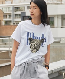 Chick（チック）の「Cheetah Print Compact T-Shirt / チーター プリント コンパクト Tシャツ ミニT チビT ヒョウ 豹 アニマル 動物 レディース メンズ 2026年 夏 夏服（Tシャツ/カットソー）」