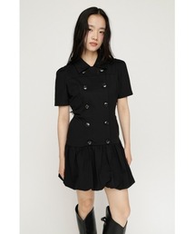 SLY | CUT BALLOON S/OP カットバルーンショートワンピース 夏服 秋服(ワンピース)