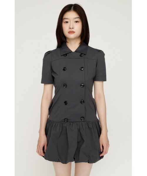 SLY(スライ)の「CUT BALLOON S/OP カットバルーンショートワンピース 夏服 秋服(ワンピース・レディース・ベージュ/グレー/ブラック・1/2)」の20枚目の写真