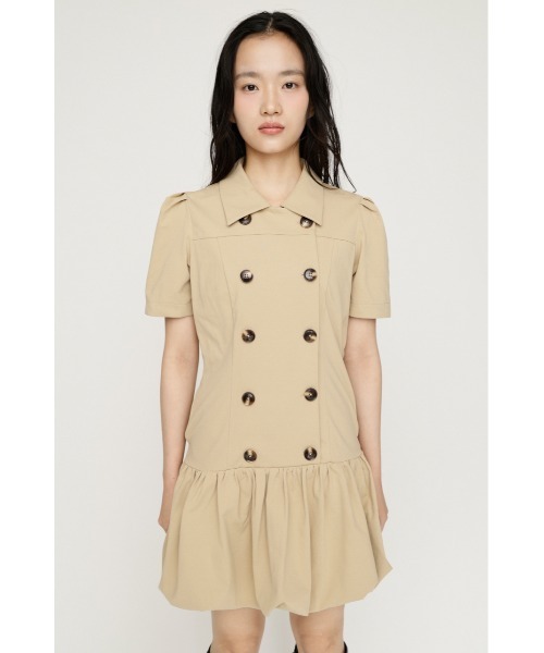 SLY(スライ)の「CUT BALLOON S/OP カットバルーンショートワンピース 夏服 秋服(ワンピース・レディース・ベージュ/グレー/ブラック・1/2)」の11枚目の写真