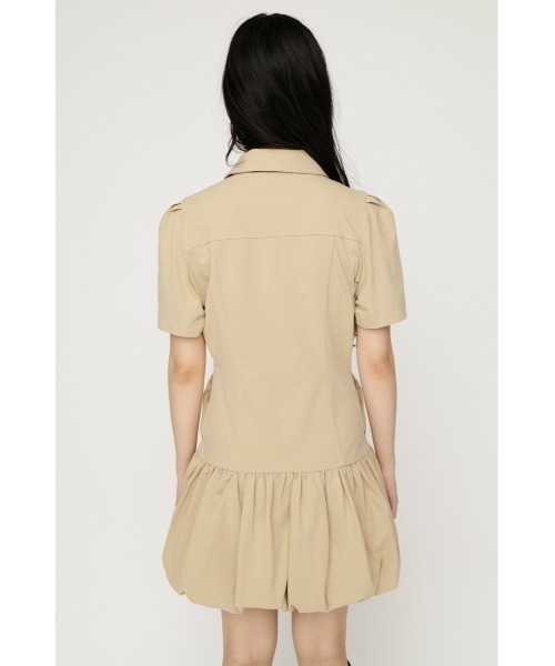SLY(スライ)の「CUT BALLOON S/OP カットバルーンショートワンピース 夏服 秋服(ワンピース・レディース・ベージュ/グレー/ブラック・1/2)」の13枚目の写真