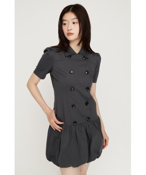 SLY(スライ)の「CUT BALLOON S/OP カットバルーンショートワンピース 夏服 秋服(ワンピース・レディース・ベージュ/グレー/ブラック・1/2)」の18枚目の写真