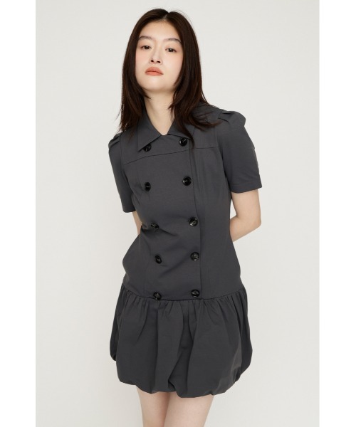 SLY(スライ)の「CUT BALLOON S/OP カットバルーンショートワンピース 夏服 秋服(ワンピース・レディース・ベージュ/グレー/ブラック・1/2)」の19枚目の写真