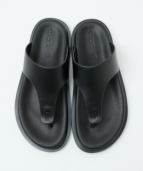 waa.(ワー)の「【Waa.studio / ワースタジオ】KEO SANDALS / ケオ サンダル / トング レザー サンダル / 牛革(サンダル・メンズ・ブラック/ホワイト・43/41/42)」の11枚目の写真