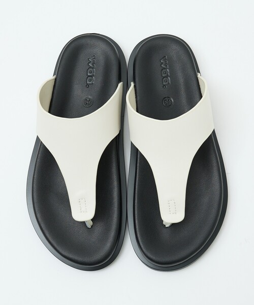 waa.(ワー)の「【Waa.studio / ワースタジオ】KEO SANDALS / ケオ サンダル / トング レザー サンダル / 牛革(サンダル・メンズ・ブラック/ホワイト・43/41/42)」の21枚目の写真