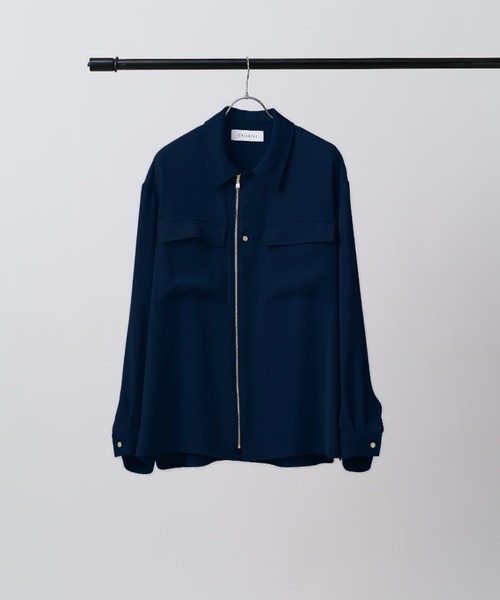 【CULLNI exclusive for Lui's】ダブルポケットZIPシャツ