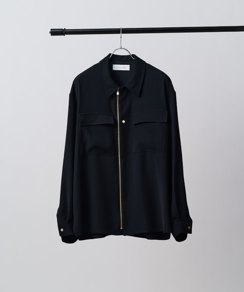 s*o様 クルニ　ロング　シャツ CULLNI｜クルニのシャツ/ブラウス（ブラック/黒色系）通販 - ZOZOTOWN