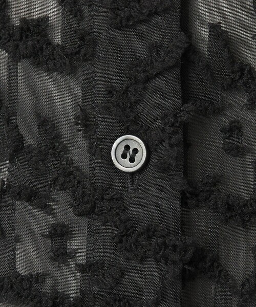 BEAUTY&YOUTH UNITED ARROWS(ビューティーアンドユースユナイテッドアローズ)の「【WEB限定】シアージャガード バンドカラーフレンチスリーブブラウス ウォッシャブル(シャツ/ブラウス・レディース・ピンク/オフホワイト/ブラック・FREE)」の17枚目の写真