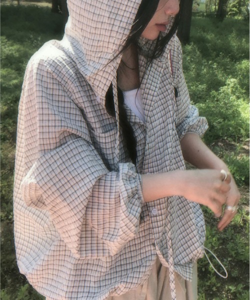 MAISON DE THERESE（メゾン ド テレーズ）の「冷感モダール カップ付き半袖ルームウェア（シャツ/ブラウス・レディース・White/Black・M）」の10枚目の写真