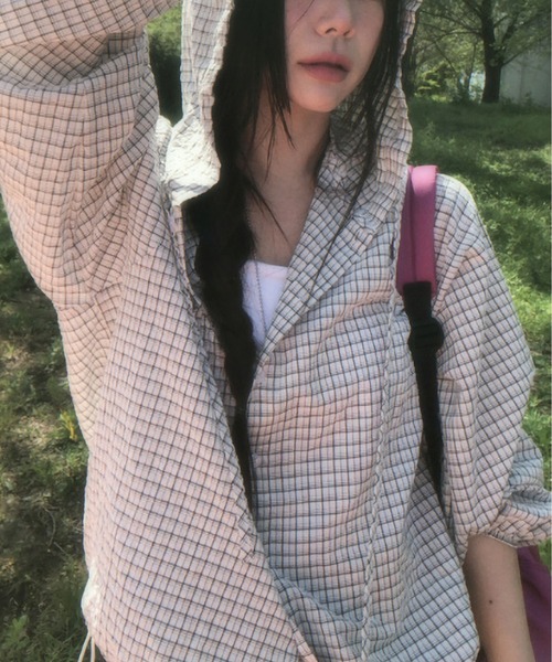 MAISON DE THERESE（メゾン ド テレーズ）の「冷感モダール カップ付き半袖ルームウェア（シャツ/ブラウス・レディース・White/Black・M）」の13枚目の写真