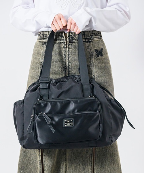 アナスイミニ　マザーズバッグ　2WAY　ブラック ANNA SUI mini｜アナスイ・ミニのマザーズバッグ（ブラック/黒色系