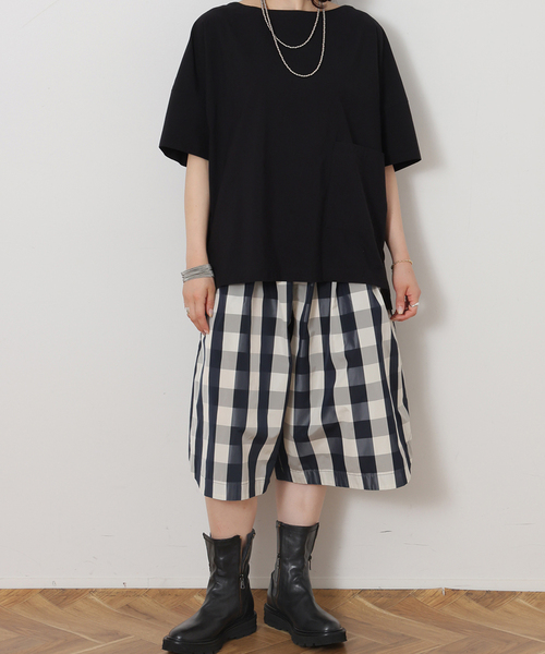JOURNAL STANDARD LUXE(ジャーナルスタンダード ラックス)の「ブロードワッシャー プルブラウス(シャツ/ブラウス・レディース・ブラック/ホワイト・FREE)」の3枚目の写真
