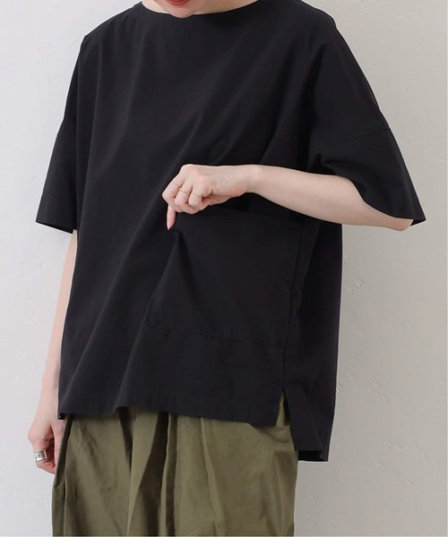 JOURNAL STANDARD LUXE(ジャーナルスタンダード ラックス)の「ブロードワッシャー プルブラウス(シャツ/ブラウス・レディース・ブラック/ホワイト・FREE)」の9枚目の写真