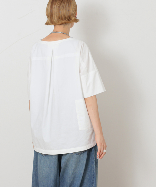 JOURNAL STANDARD LUXE(ジャーナルスタンダード ラックス)の「ブロードワッシャー プルブラウス(シャツ/ブラウス・レディース・ブラック/ホワイト・FREE)」の16枚目の写真