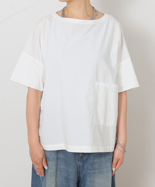 JOURNAL STANDARD LUXE(ジャーナルスタンダード ラックス)の「ブロードワッシャー プルブラウス(シャツ/ブラウス・レディース・ブラック/ホワイト・FREE)」の17枚目の写真