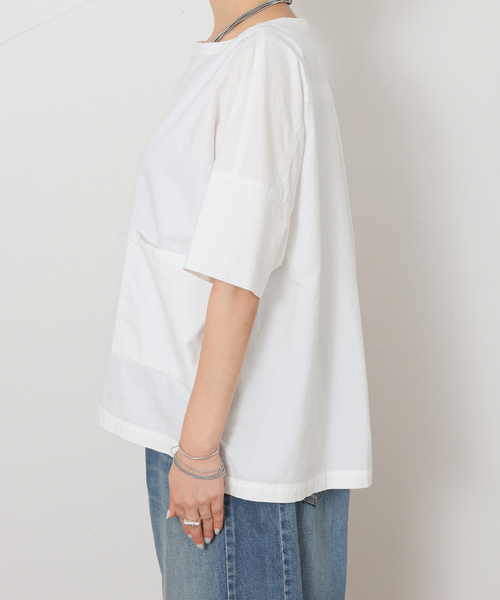 JOURNAL STANDARD LUXE(ジャーナルスタンダード ラックス)の「ブロードワッシャー プルブラウス(シャツ/ブラウス・レディース・ブラック/ホワイト・FREE)」の18枚目の写真
