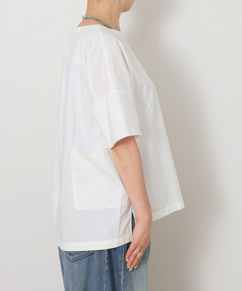 JOURNAL STANDARD LUXE(ジャーナルスタンダード ラックス)の「ブロードワッシャー プルブラウス(シャツ/ブラウス・レディース・ブラック/ホワイト・FREE)」の19枚目の写真