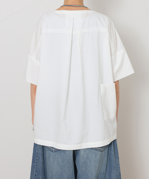 JOURNAL STANDARD LUXE(ジャーナルスタンダード ラックス)の「ブロードワッシャー プルブラウス(シャツ/ブラウス・レディース・ブラック/ホワイト・FREE)」の20枚目の写真