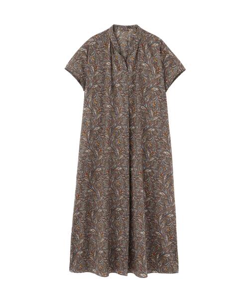 LIBERTY(リバティー)の「◆タナローンリバティフレンチスリーブワンピース(ワンピース・レディース・ダークオリーブ/ピンク系その他3・MEDIUM)」の6枚目の写真
