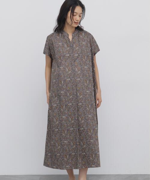 LIBERTY(リバティー)の「◆タナローンリバティフレンチスリーブワンピース(ワンピース・レディース・ダークオリーブ/ピンク系その他3・MEDIUM)」の7枚目の写真
