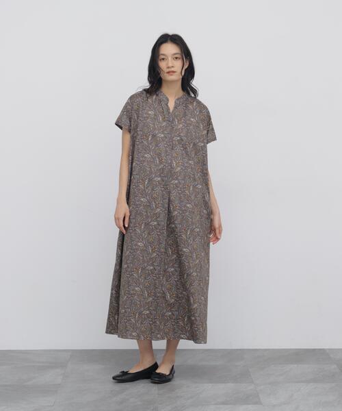 LIBERTY(リバティー)の「◆タナローンリバティフレンチスリーブワンピース(ワンピース・レディース・ダークオリーブ/ピンク系その他3・MEDIUM)」の8枚目の写真