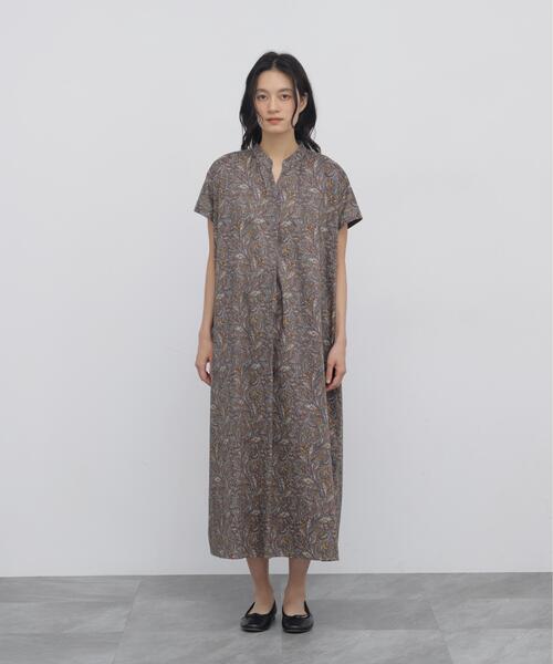 LIBERTY(リバティー)の「◆タナローンリバティフレンチスリーブワンピース(ワンピース・レディース・ダークオリーブ/ピンク系その他3・MEDIUM)」の9枚目の写真
