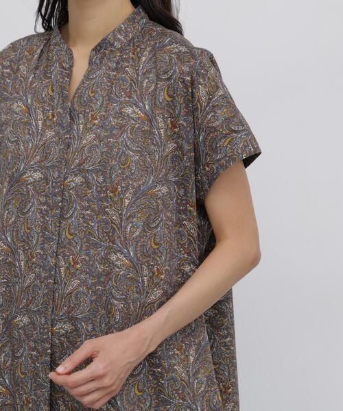 LIBERTY(リバティー)の「◆タナローンリバティフレンチスリーブワンピース(ワンピース・レディース・ダークオリーブ/ピンク系その他3・MEDIUM)」の13枚目の写真