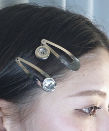 4quince（フォークインス）の「ボタンメタルヘアピンセット（ヘアピン）」
