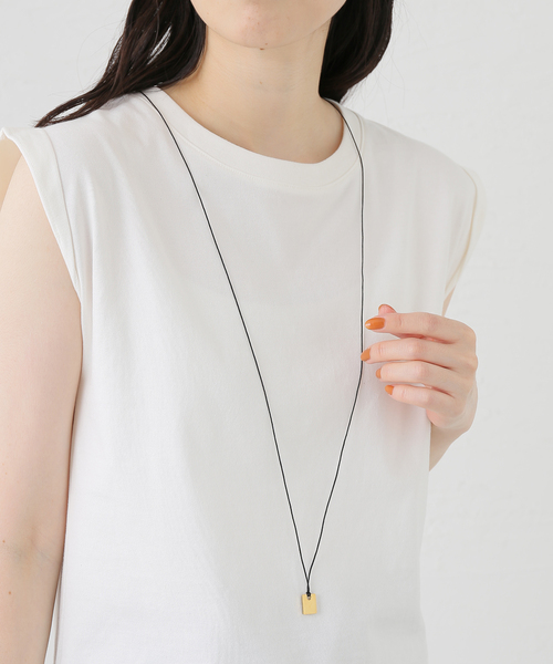 La TOTALITE(ラトータリテ)の「SOAC/ソーク Rook Cord Necklace(ネックレス・レディース・ゴールド・FREE)」の9枚目の写真
