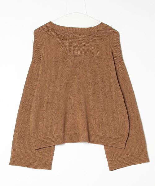 LAUREN RALPH LAUREN(ローレン ラルフ ローレン)の「コットンブレンド クルーネック セーター(ニット/セーター・レディース・ブラウン・S/M/XS)」の8枚目の写真