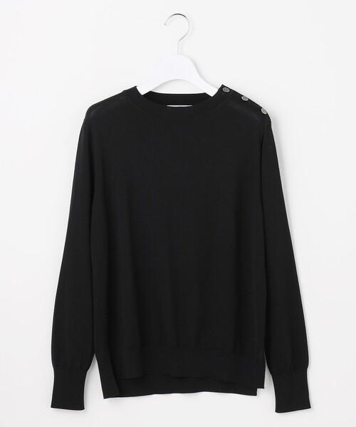 J.PRESS(ジェイプレス)の「SILKY WOOL クルーネック ニット(ニット/セーター・レディース・ブラック系/ピーコックグリーン系・T15/T13)」の10枚目の写真