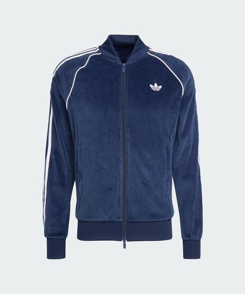 adidas(アディダス)の「SST アディカラー ベロア トラックトップ / ジャージ / トラックジャケット / アディダスオリジナルス adidas Originals(ジャージ・メンズ・ブルー・XX-LARGE/MEDIUM/LARGE/3XL/XX-SMALL/X-SMALL/X-LARGE/SMALL)」の9枚目の写真