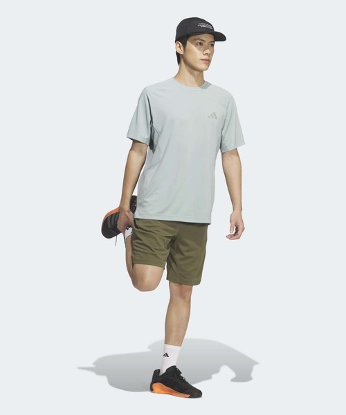 adidas(アディダス)の「テック エッセンシャルズ クールタッチ レギュラーフィット ステルス スリーバー 半袖Tシャツ / アディダス adidas(Tシャツ/カットソー・メンズ・グリーン・XX-LARGE/3XL/LARGE/MEDIUM/SMALL/X-LARGE/X-SMALL)」の5枚目の写真