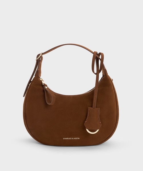 CHARLES & KEITH(チャールズ & キース)の「Vega ベガ ホーボーバッグ(ショルダーバッグ・レディース・ダークブラウン系5/ブルー系その他7・S)」の2枚目の写真