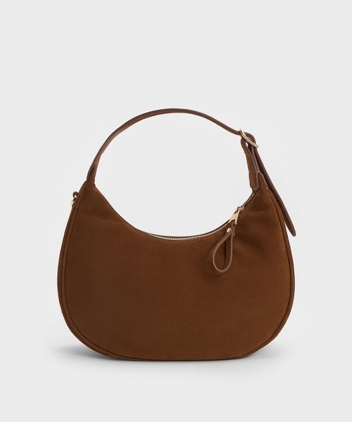 CHARLES & KEITH(チャールズ & キース)の「Vega ベガ ホーボーバッグ(ショルダーバッグ・レディース・ダークブラウン系5/ブルー系その他7・S)」の10枚目の写真