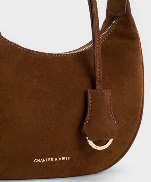 CHARLES & KEITH(チャールズ & キース)の「Vega ベガ ホーボーバッグ(ショルダーバッグ・レディース・ダークブラウン系5/ブルー系その他7・S)」の11枚目の写真