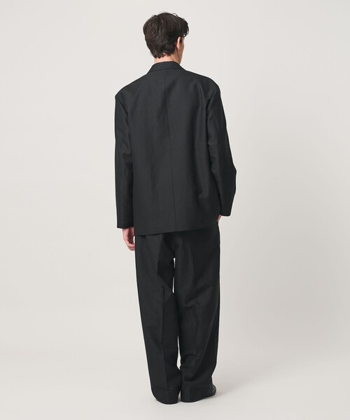 MONKEY TIME(モンキータイム)の「ウール リネン ワイド 2P ストレート パンツ(スラックス・メンズ・ブラック・S/M/L/XL)」の7枚目の写真