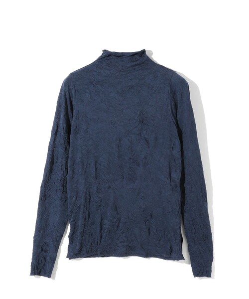 MIDIUMISOLID(ミディウミソリッド)の「MIDIUMISOLID for Ladies シアーハイネックインナー(Tシャツ/カットソー・レディース・ブラック/オフホワイト/グリーン/ネイビー・FREE)」の11枚目の写真