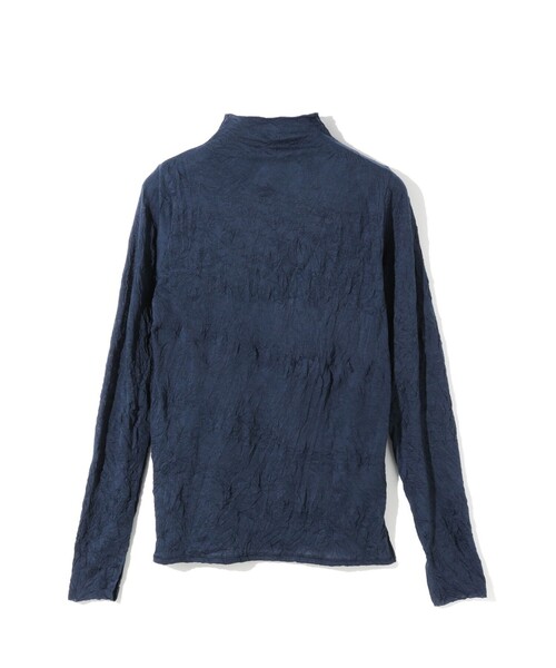 MIDIUMISOLID(ミディウミソリッド)の「MIDIUMISOLID for Ladies シアーハイネックインナー(Tシャツ/カットソー・レディース・ブラック/オフホワイト/グリーン/ネイビー・FREE)」の10枚目の写真