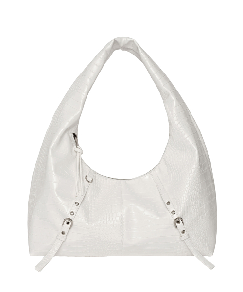 PICEA（ピセア）の「Belted Hobo Bag [Croc White]（ショルダーバッグ・レディース・その他・FREE）」の3枚目の写真