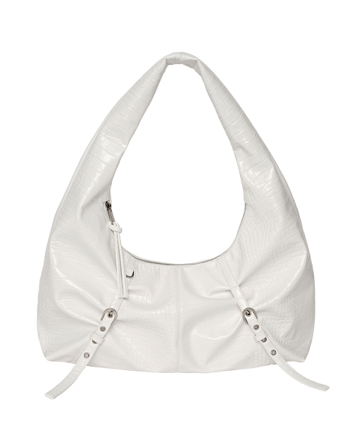 PICEA（ピセア）の「Belted Hobo Bag [Croc White]（ショルダーバッグ・レディース・その他・FREE）」の4枚目の写真